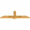 Ekena Millwork Eugene Rough Sawn Timber Gable Bracket, Western Red Cedar, 48"W x 16"H x 2"D x 4"F, 8/12 Pitch GBW048X16X0204EUG00RWR - alternate 5